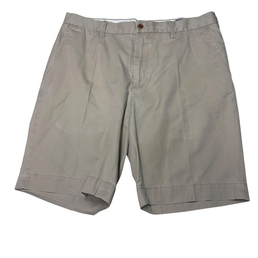 Polo Ralph Lauren Classic Fit Khaki Tan Pima Cotton Chino Shorts Mens 32X9